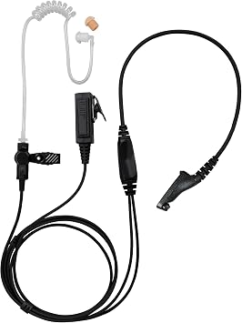 BCT22PRO-M9 Clear Tube Earpiece Compatible with Motorola Radios APX6000 APX7000 APX8000 XPR6350 XPR6550 XPR7550 XPR7350e XPR7550e XPR7580e APX 6000 7000 8000 XPR 6550 7550 7550e