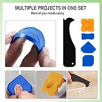 Vista 4 de Kit de herramientas de calafateo de silicona, herramienta de acabado de sellador 5 en 1 con cabeza de acero inoxidable, cuchillo de masilla, 3