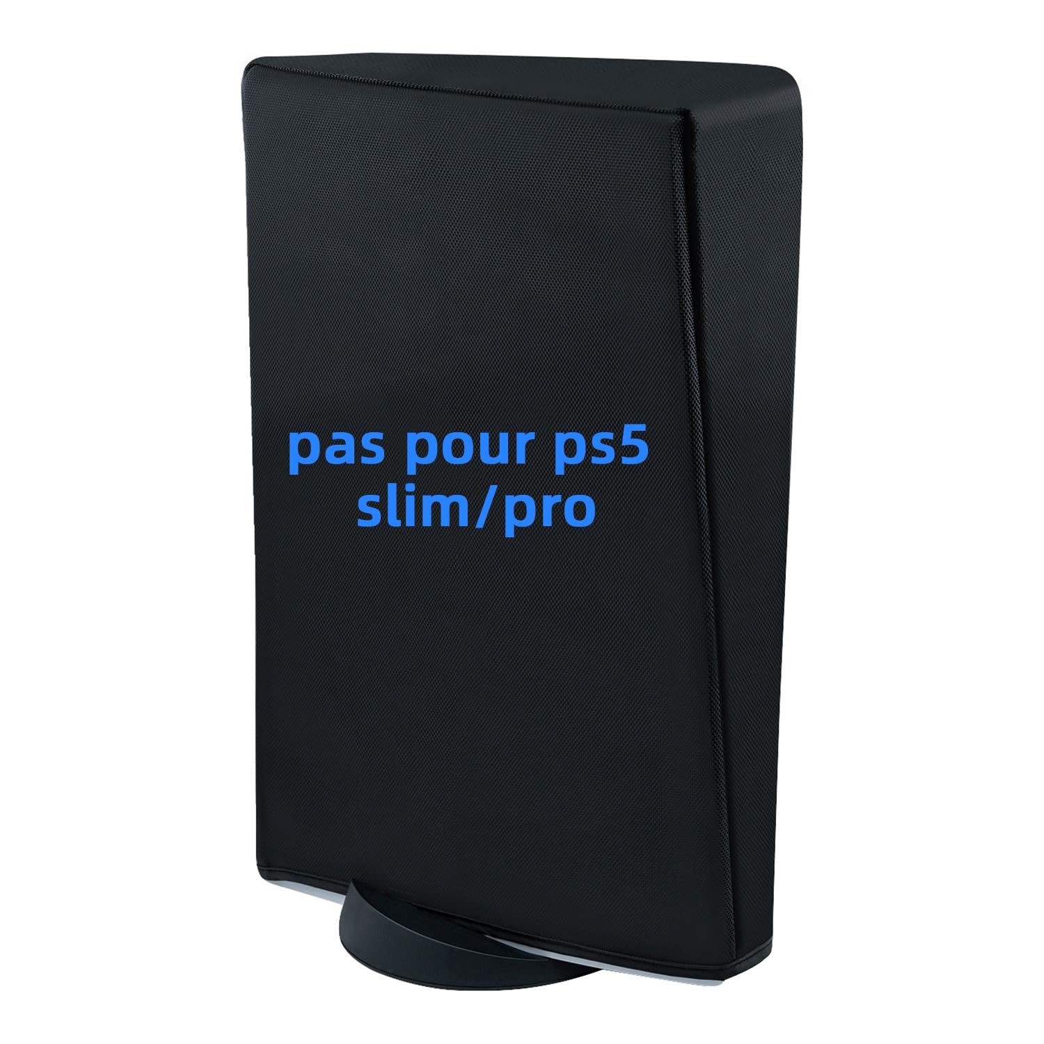 Housse de Protection Anti-Rayures/étanche pour PS5 Digital Edition/ Consoles Ultra HD - Pas pour PS5 Slim/Pro-Noir