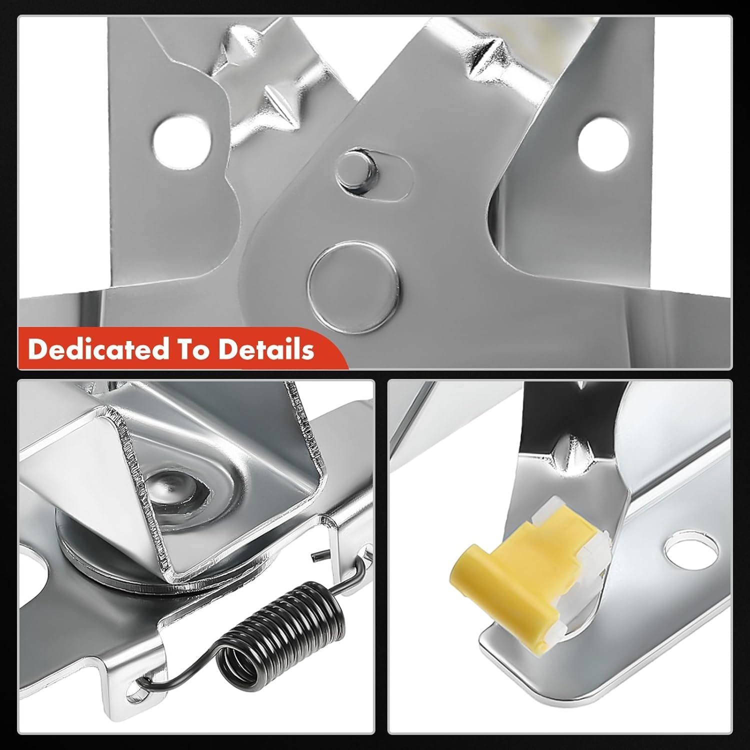 A-Premium Trunk Latch Compatible with Ford F-150/F-250 1987-1996, Ranger/F-350 1987-1997, F Super Duty/F53/F59 1988-1997, F-250 HD 1997, Rear Tailgate Lock Latch Actuator