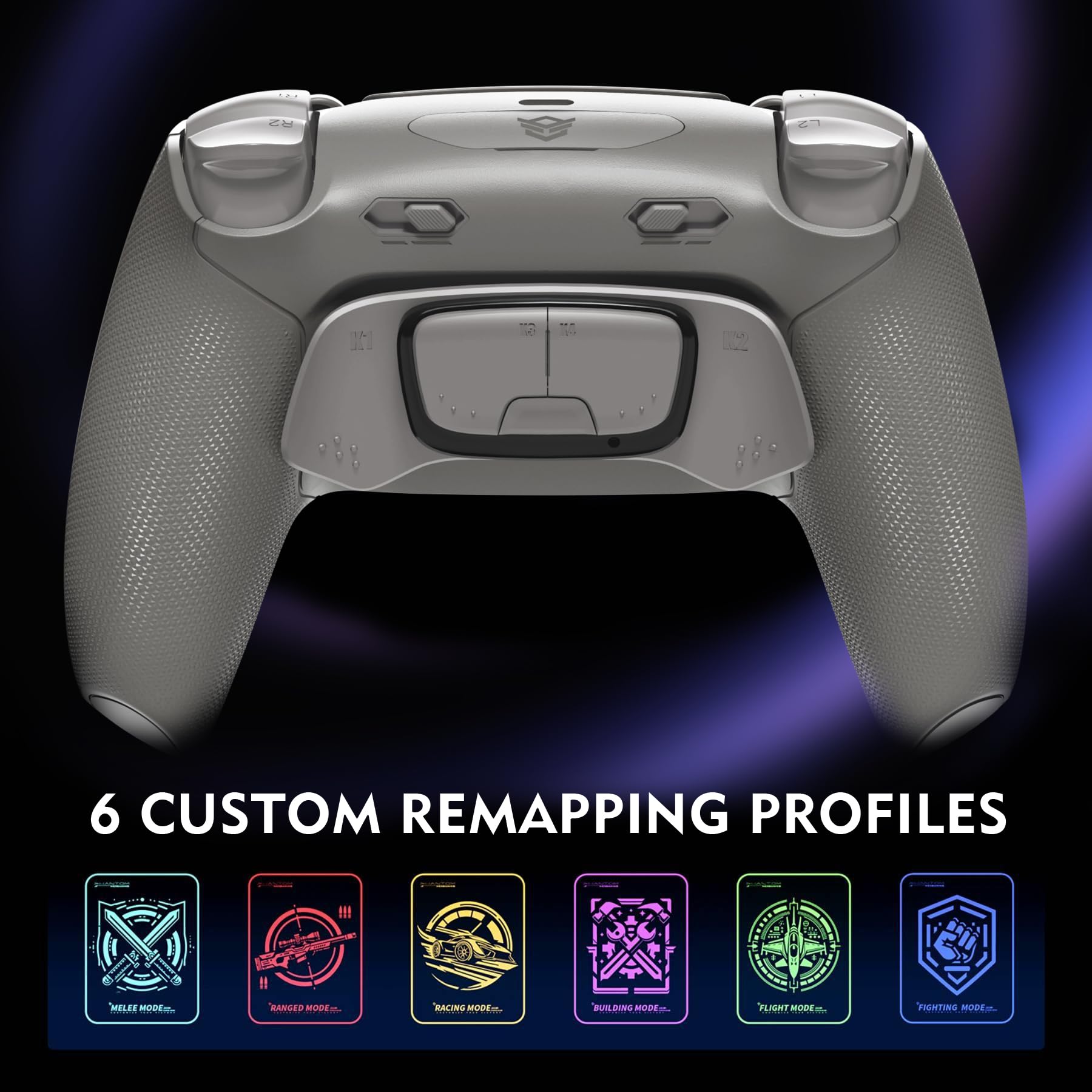 HEXGAMING Manette pour ps5,Ultimate Pro Controller pour ps5/PC/Mobile