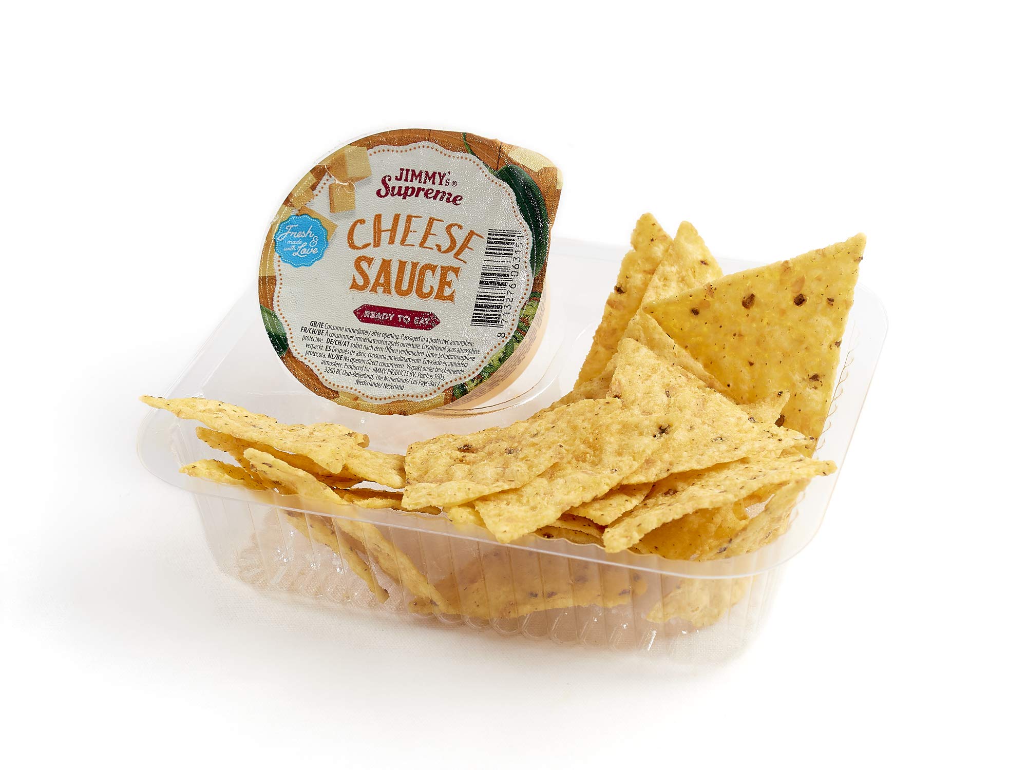 Cinin - Salsa de Queso para Nachos (45 tarrinas monodosis 90 gr)
