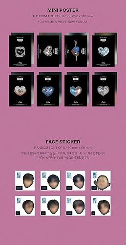 Miniatura 4 de STRAY KIDS - MAXIDENT [Edición estándar: Heart Ver.] Mini álbum CD+Mini póster+calcomanía para la cara+tarjetas de fotos+libro de fotos+papel de