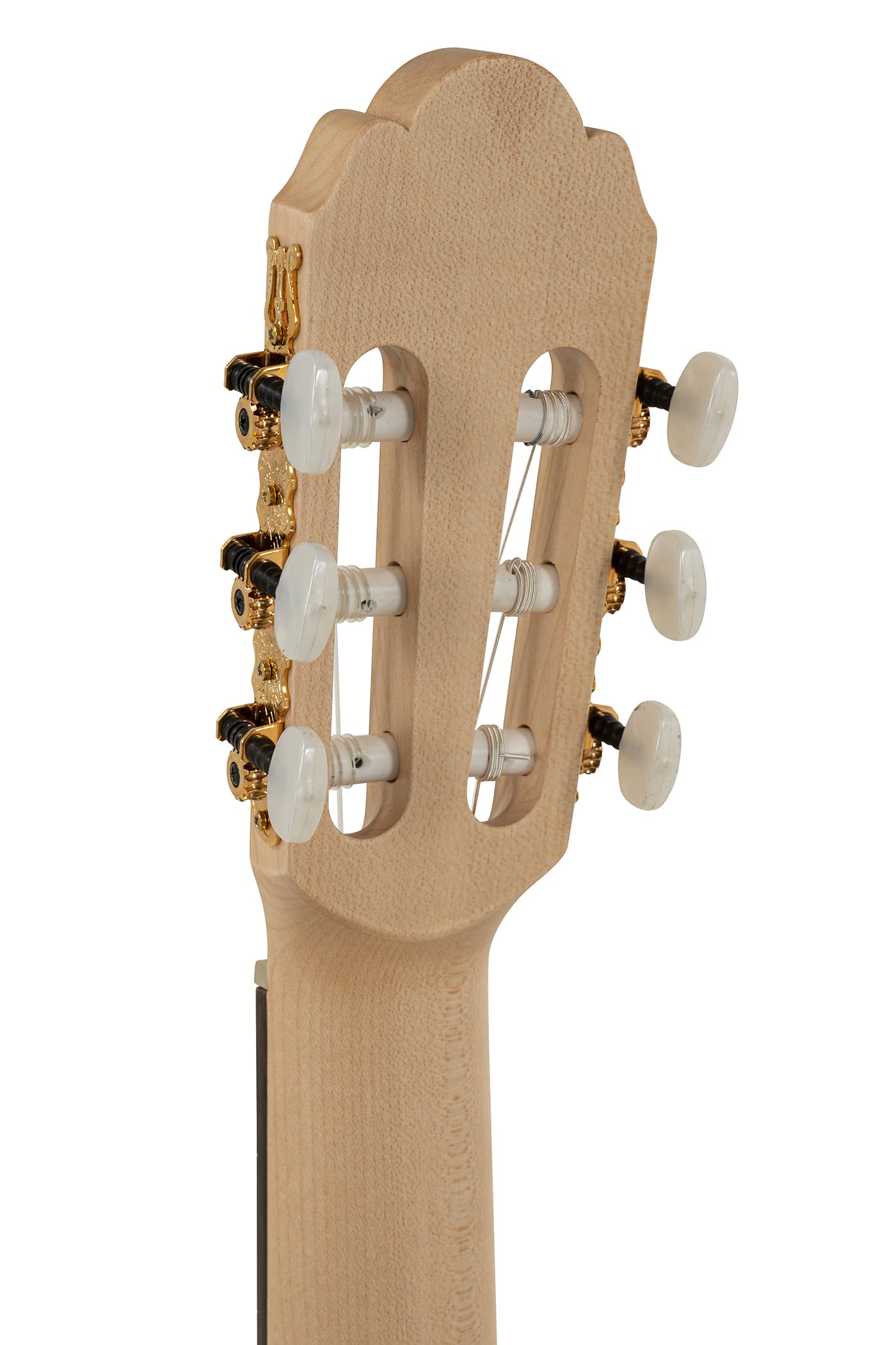 GEWA gitara koncertowa, gitara klasyczna Pro Natura Gold - rozmiar 4/4 - pełna płyta wierzchnia ze świerku - tył/boczki wiśnia lita - kolor naturalny - półmat - struny Hannabach
