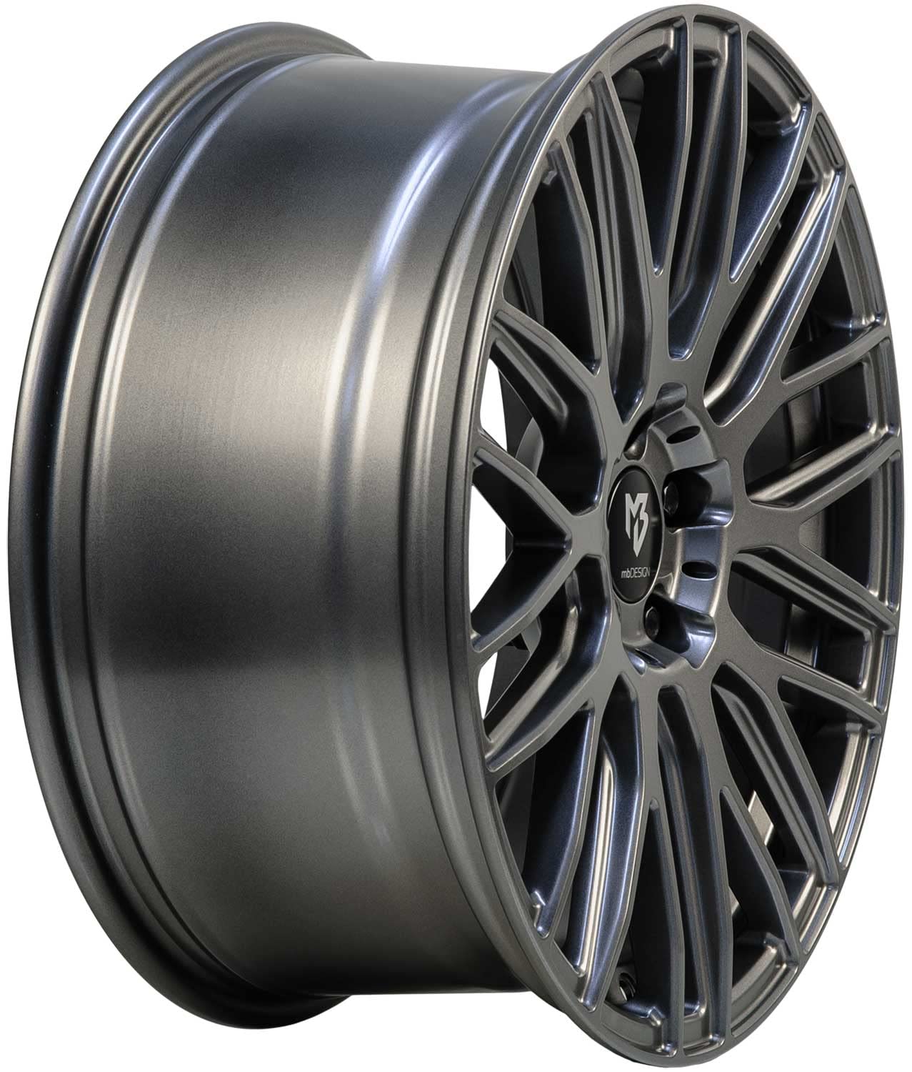 MB Design Felge KV4 8.5Jx18 ET45 5x120 Mattgrau kompatibel mit VW Amarok T5 T6.1 T6 Touareg