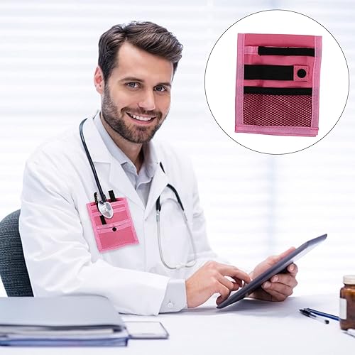 Miniatura 5 de VALICLUD Tijeras de tela médica insertadas para camisas protectoras, bolsa protectora de clips de trabajo, organizador de almacenamiento, camisa de