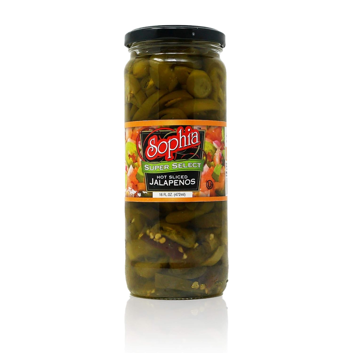 Sophia Peppers - Jalapenos, Sliced 17oz (4-pack)