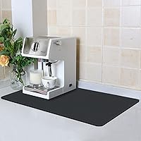 Vista 16 de ZLR Tapete de barra de café para encimeras (16 x 24 pulgadas, XL) – Tapete absorbente para secado de platos que oculta las manchas para máquinas