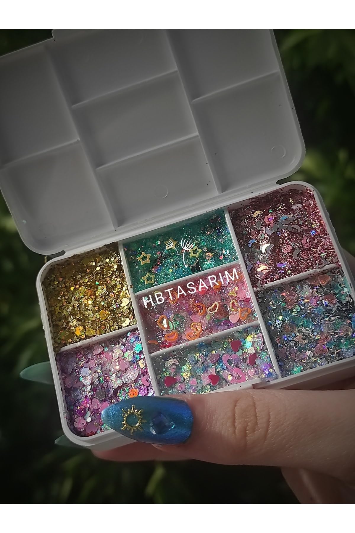 Hb Tasarım Glitter Jel Far Kremsi Jel Simli Far Paleti, 7242885299668