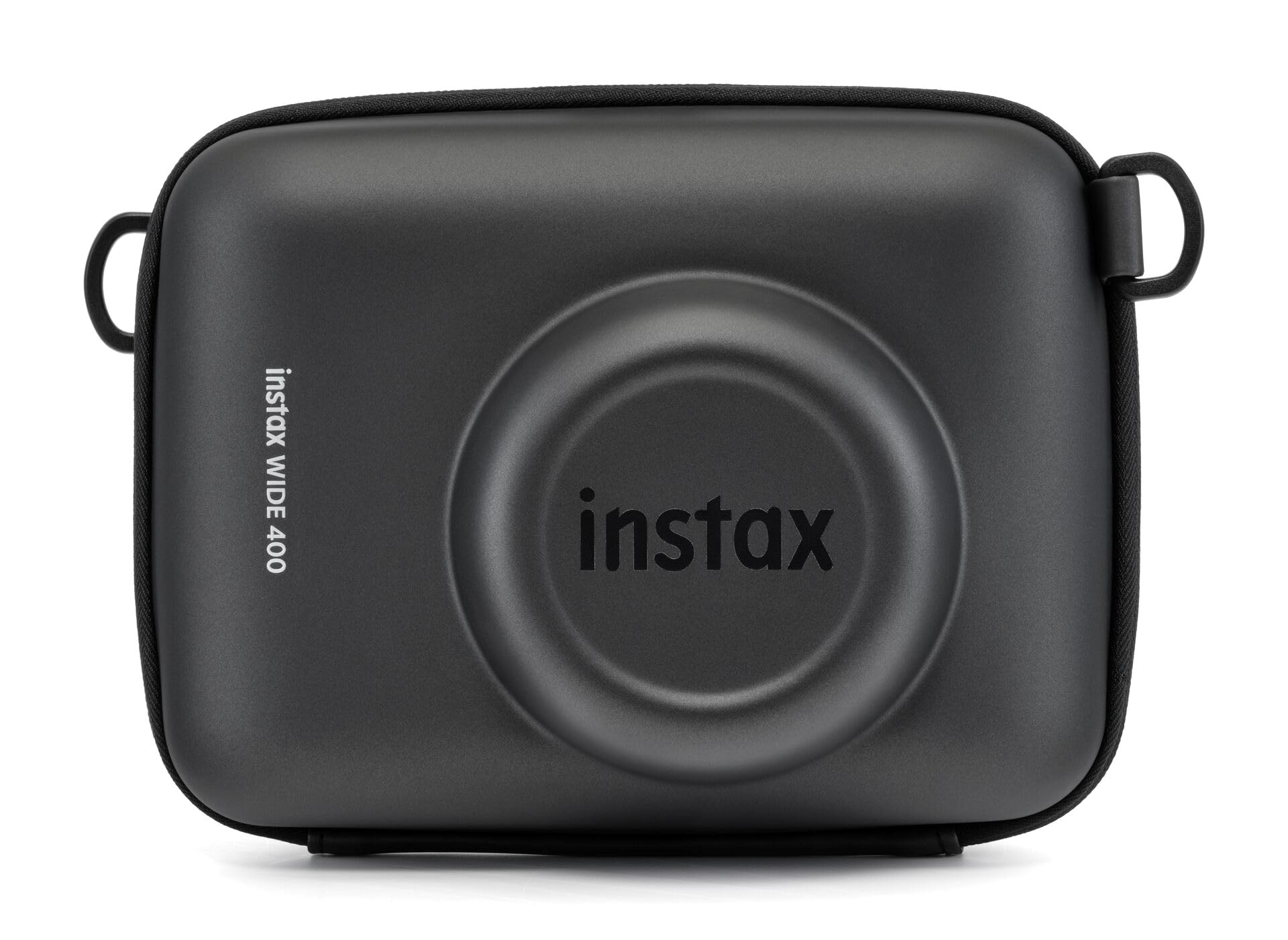 instax WIDE 400 instant camera case with internal buffer lining and zip fastening for added camera protection, Midnight Black