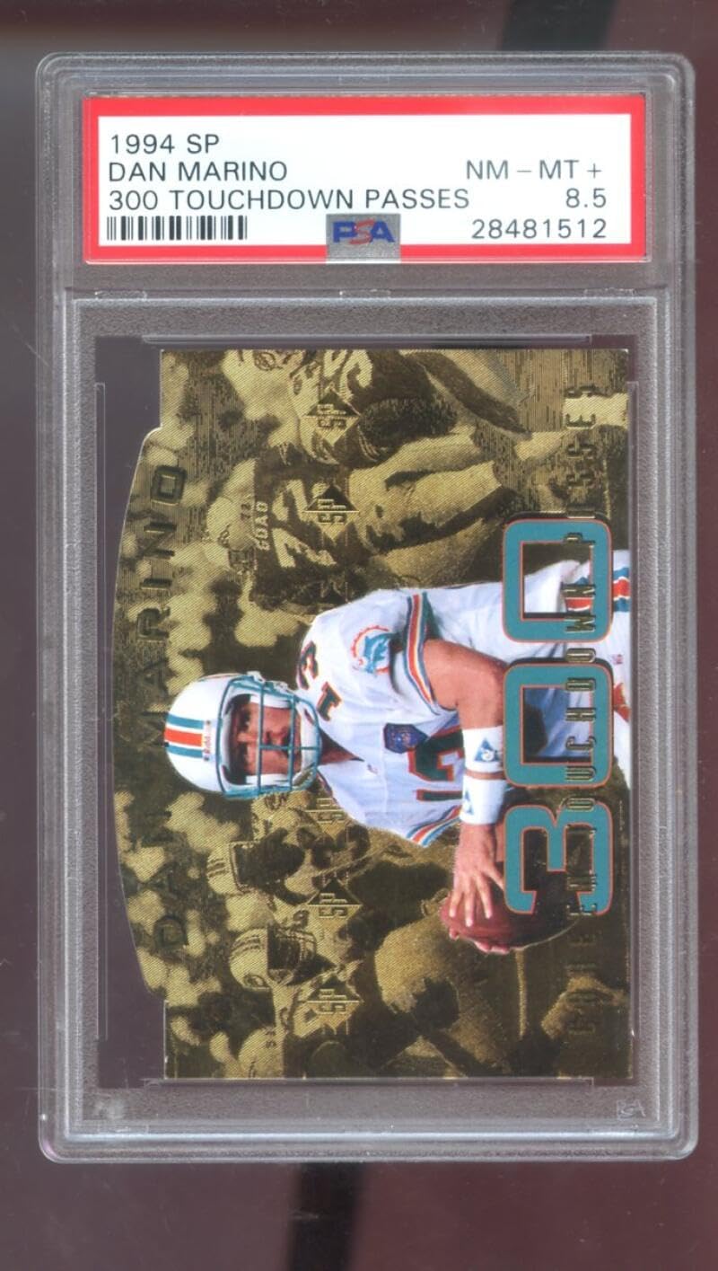 1994 Upper Deck SP 300 Career Touchdown Passes Dan Marino PSA 8.5 Graded Football Card NFL Miami Dolphins