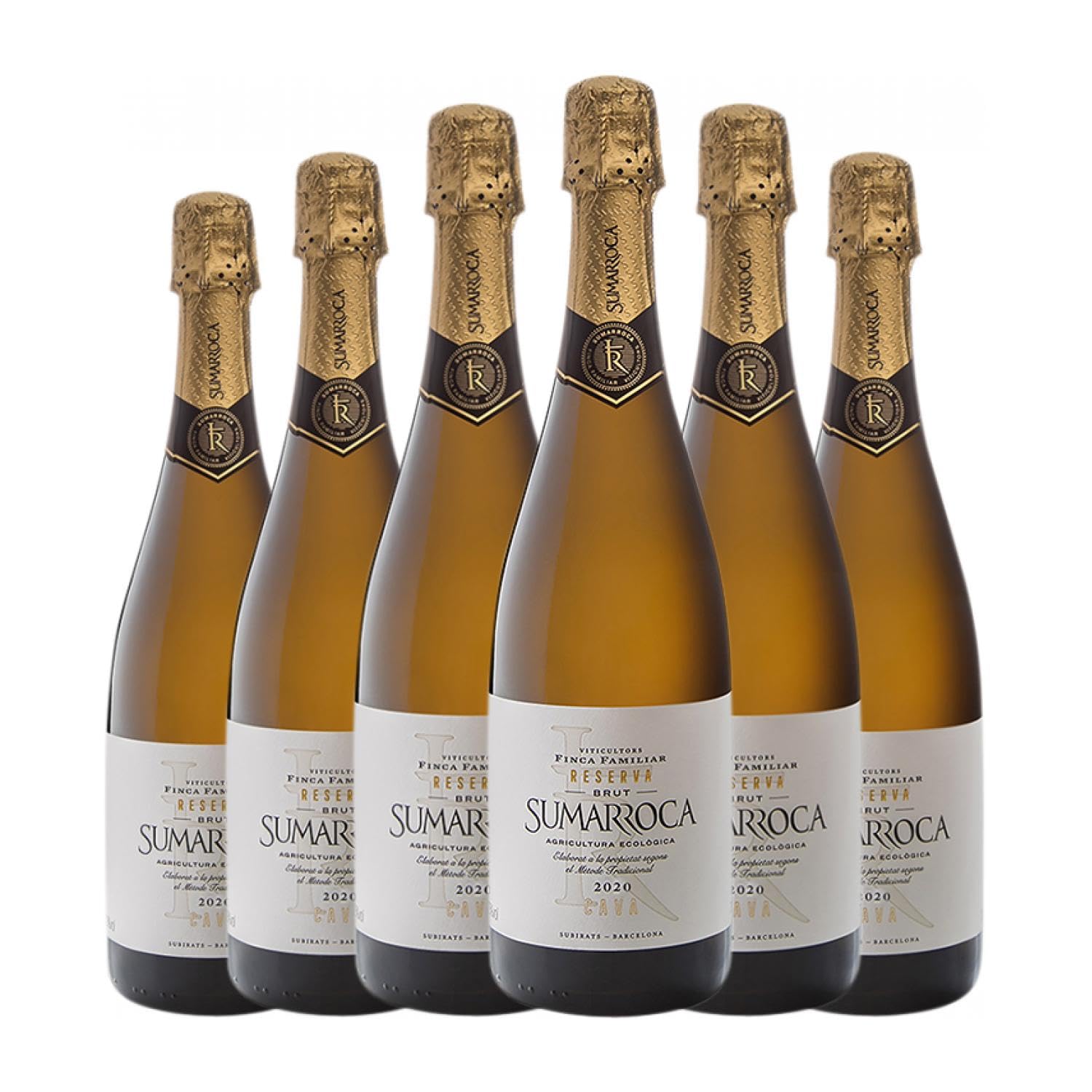 Sumarroca Ecològic Brut Cava Reserva 75 cl Espumoso blanco (Caja de 6 Botellas de 75 cl)