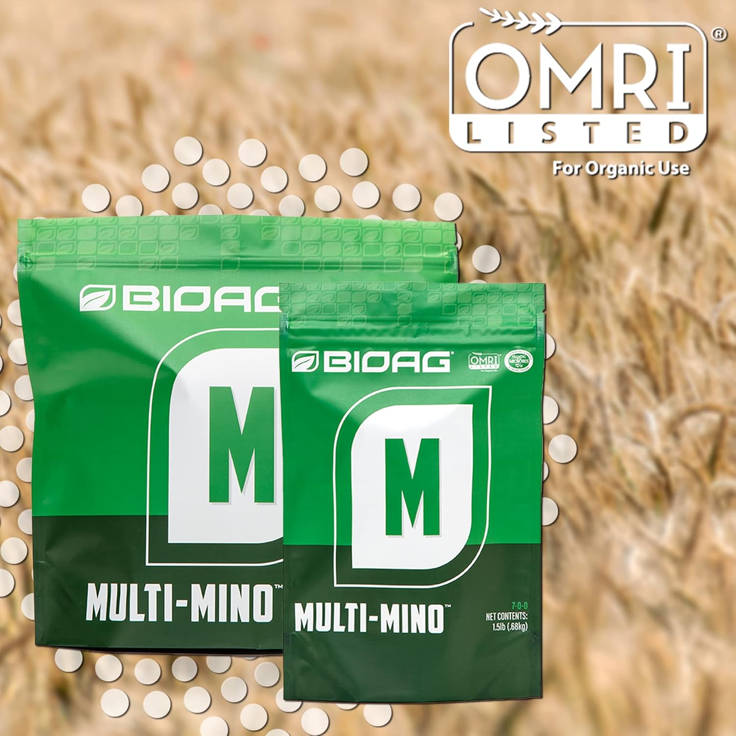 BioAg Multi-Mino Organic Micronutrient Fertilizer, Amino Acid Complexed Micronutrient Fertilizer (1.5 lbs)