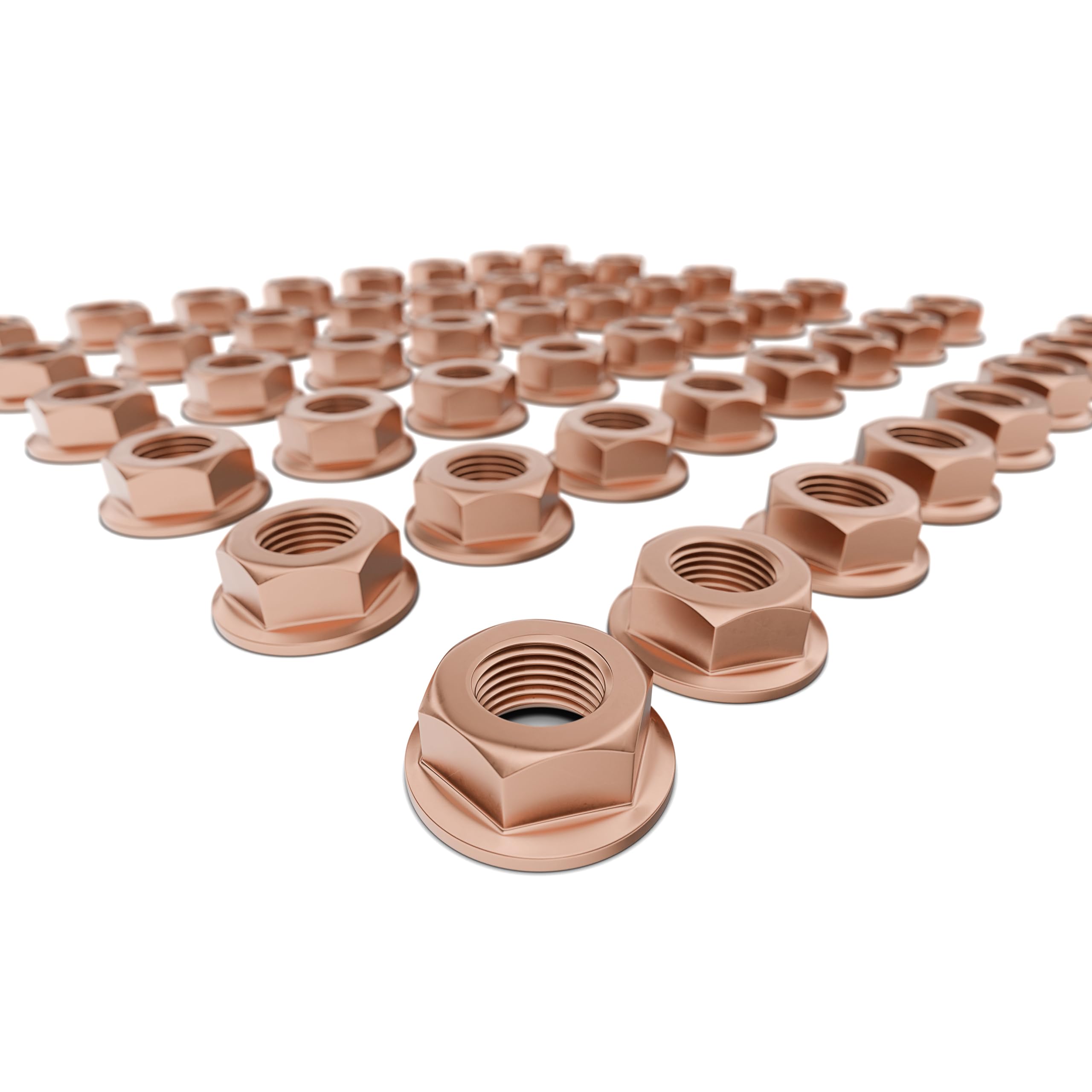 Dadi Collettore Scarico Ottone Dadi Collettore Di Scarico In Ottone - Set Con Misure Imperiali E Metriche, Per Alta Temperatura Dadi Scarico Imperiali - Foto 3