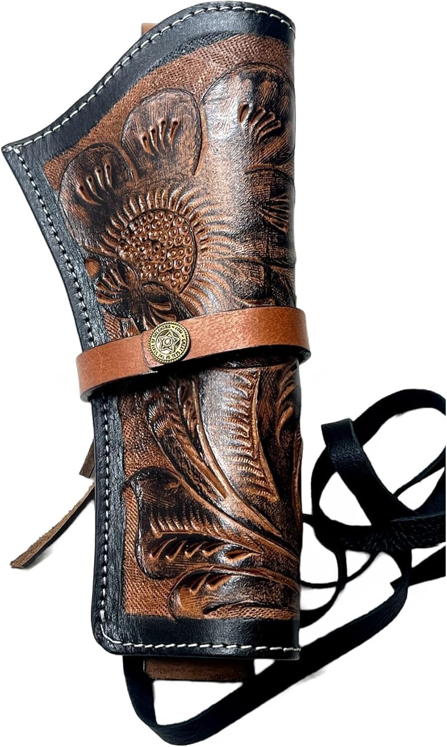 warreplica Leather Western Gun Holster Heritage 22 Holster .38 .44 .45 .357 .358 Cowboy Holsters for Revolvers 4" to 8" Approx Heritage Rough Rider Leather Holster