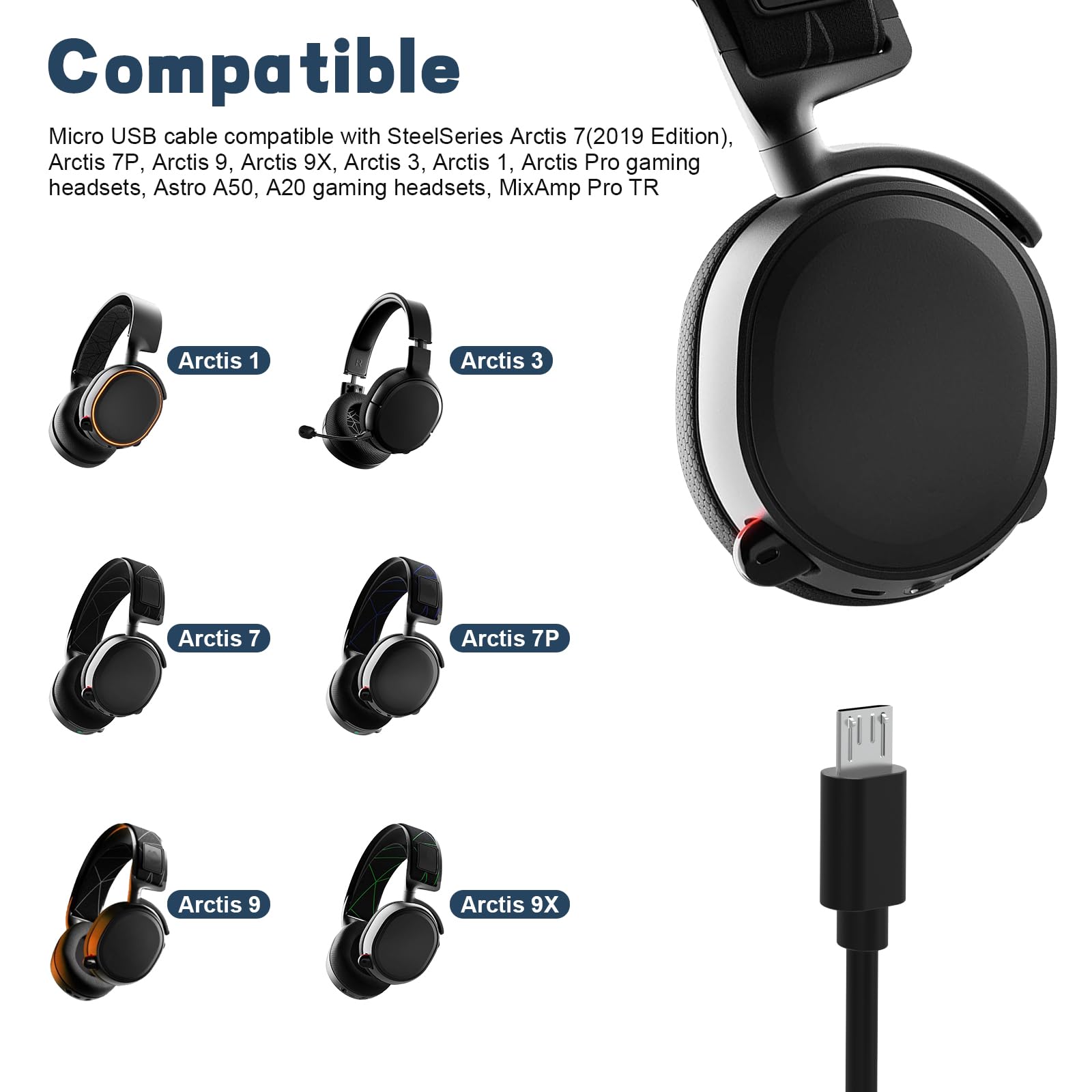 Amazon.com: Zosvoses Micro USB Charging Cable Compatible with