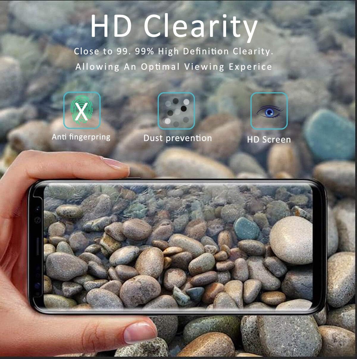 Galaxy Note 9 Screen Protector, (2-Pack) Tempered Glass Screen Protector [Force Resistant up to 11 pounds] [Full Screen Coverage] [Case Friendly] for Samsung Note 9 (Released in 2018)