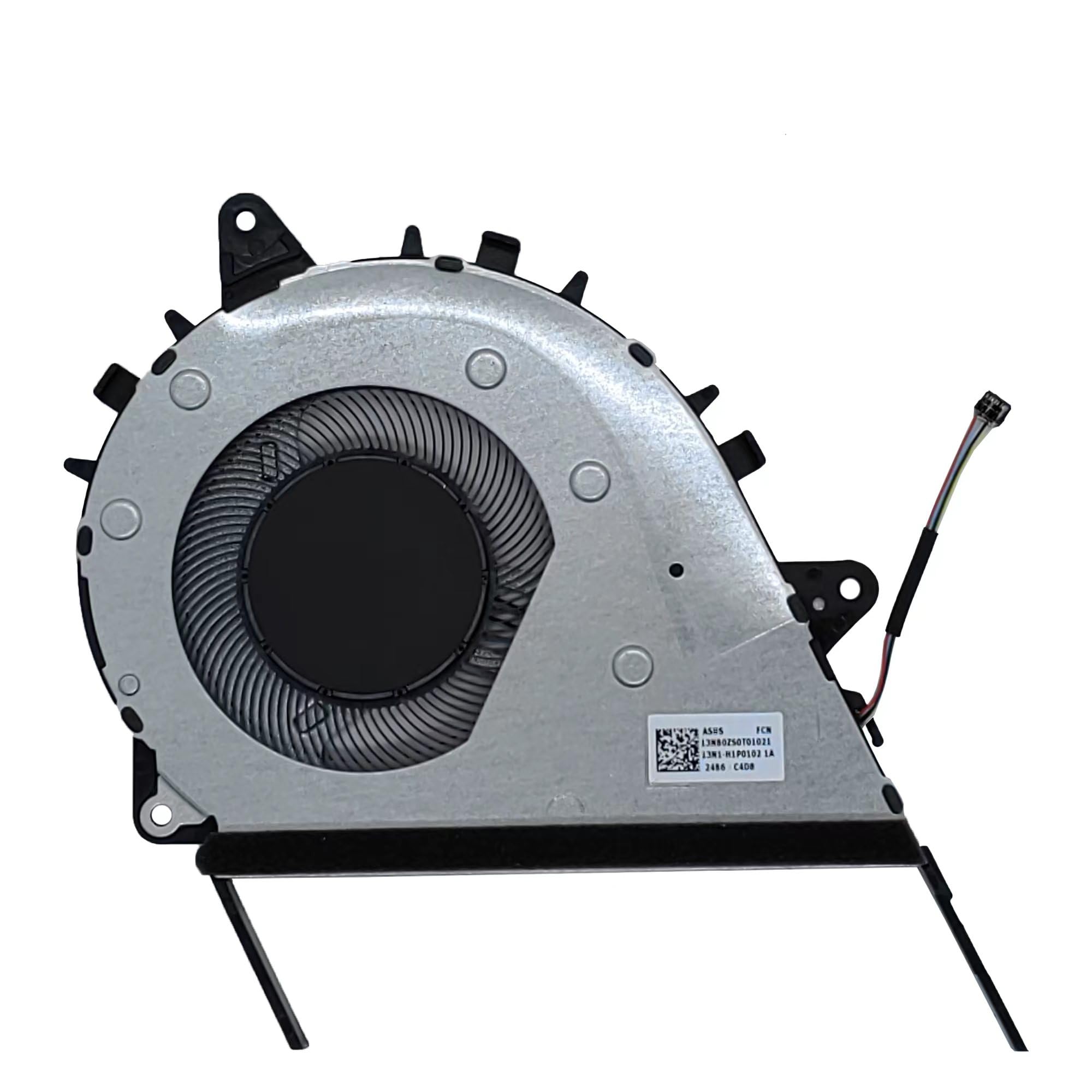 ZHAWULEEFB New Compatible CPU Cooling Fan for ASUS Vivobook Go 14 E1404F Vivobook Go 15 E1504F E1504FA Series DFS5L22H05B85D FQBN 13N1-H1P0102 DC 5V