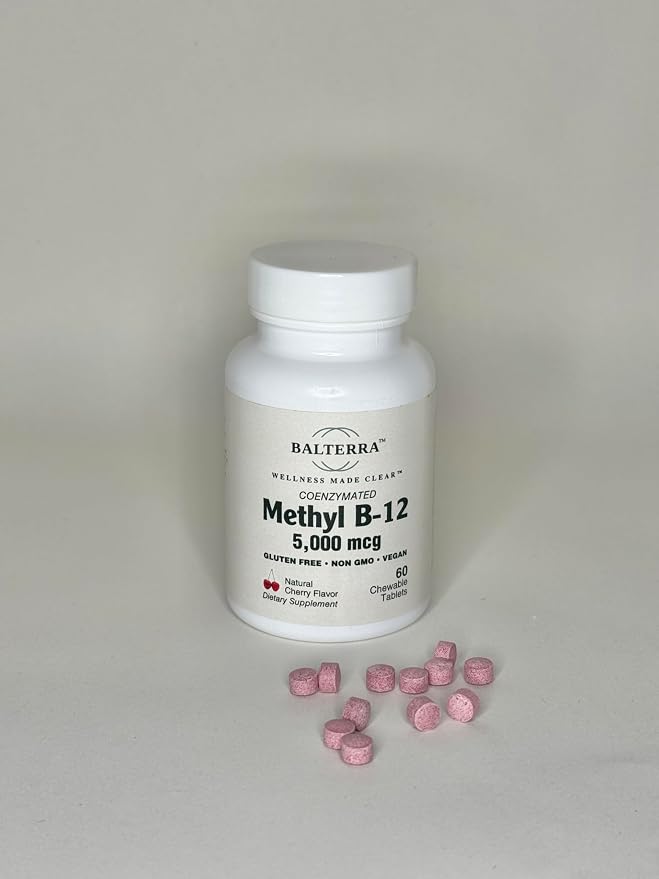 Methyl B-12 Balterra 5000 mcg Metilcobalamina 60 Tabletas miniatura 4