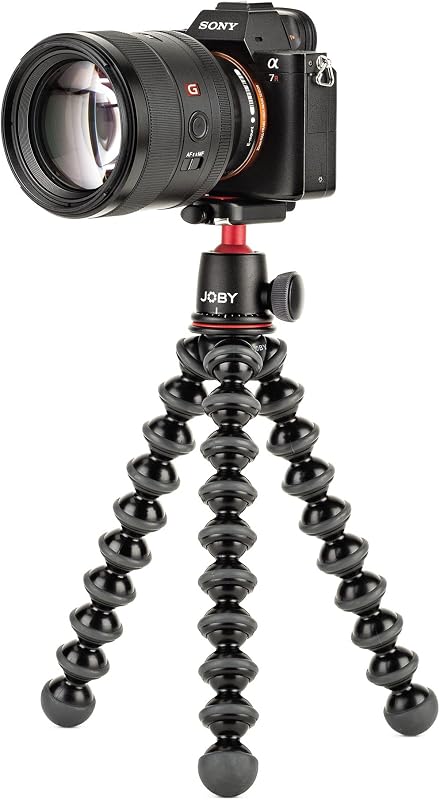 Minitrípode flexible GorillaPod 3K con kit de rótula esférica para cámaras DSLR y sin espejo