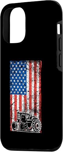 Miniatura 5 de Funda para iPhone 11 Pro Max con bandera estadounidense para tractores de agricultura patriótica