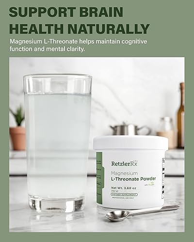 Miniatura 10 de Polvo de L-treonato de magnesio con magteína para la salud cerebral* - L-treonato de magnesio, malato de magnesio + magnesio glicinato de magnesio