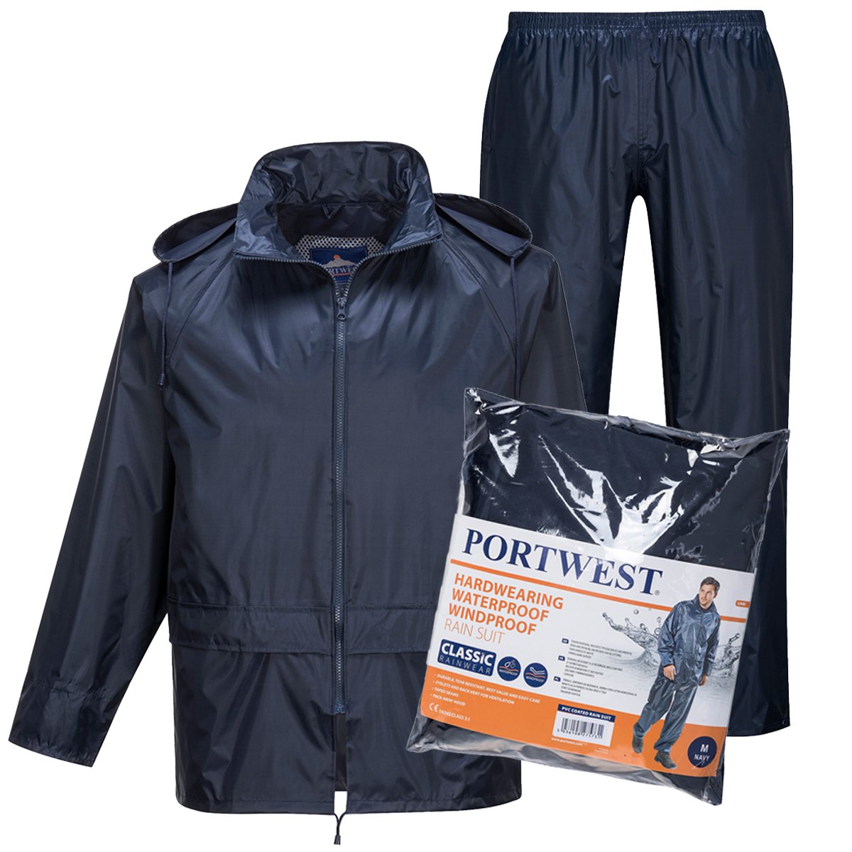 Portwest - Ensemble de Pluie (Veste et Pantalon)