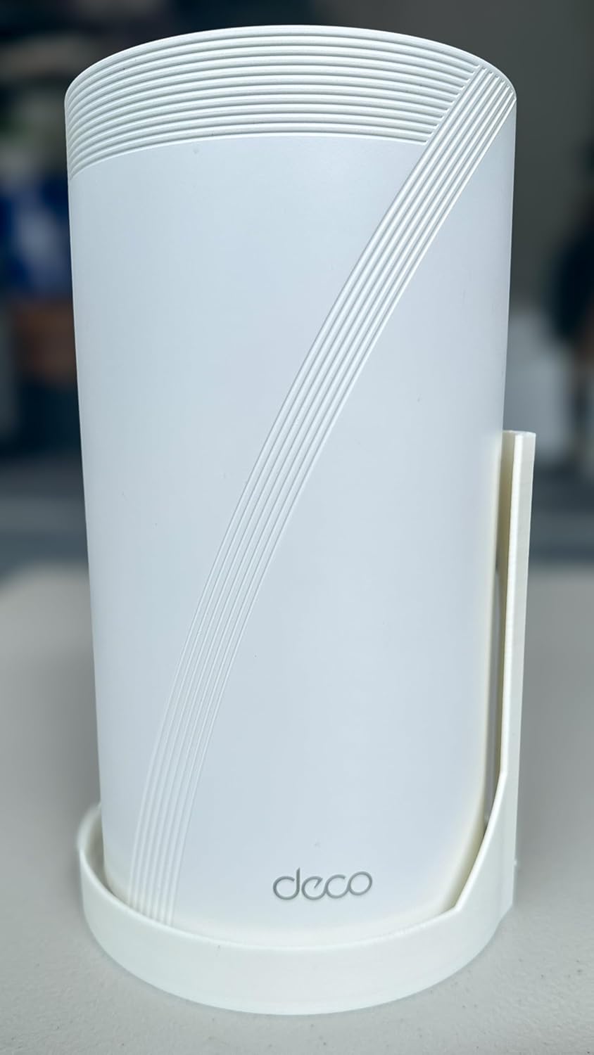 Wall Mount Holder for TP-Link Deco BE85/BE95, 3D Printed Bracket for Whole Home Mesh WiFi System, Sturdy Deco WiFi7 Router Holder, TP-Link Router Suport, Easy to Install, Made in USA