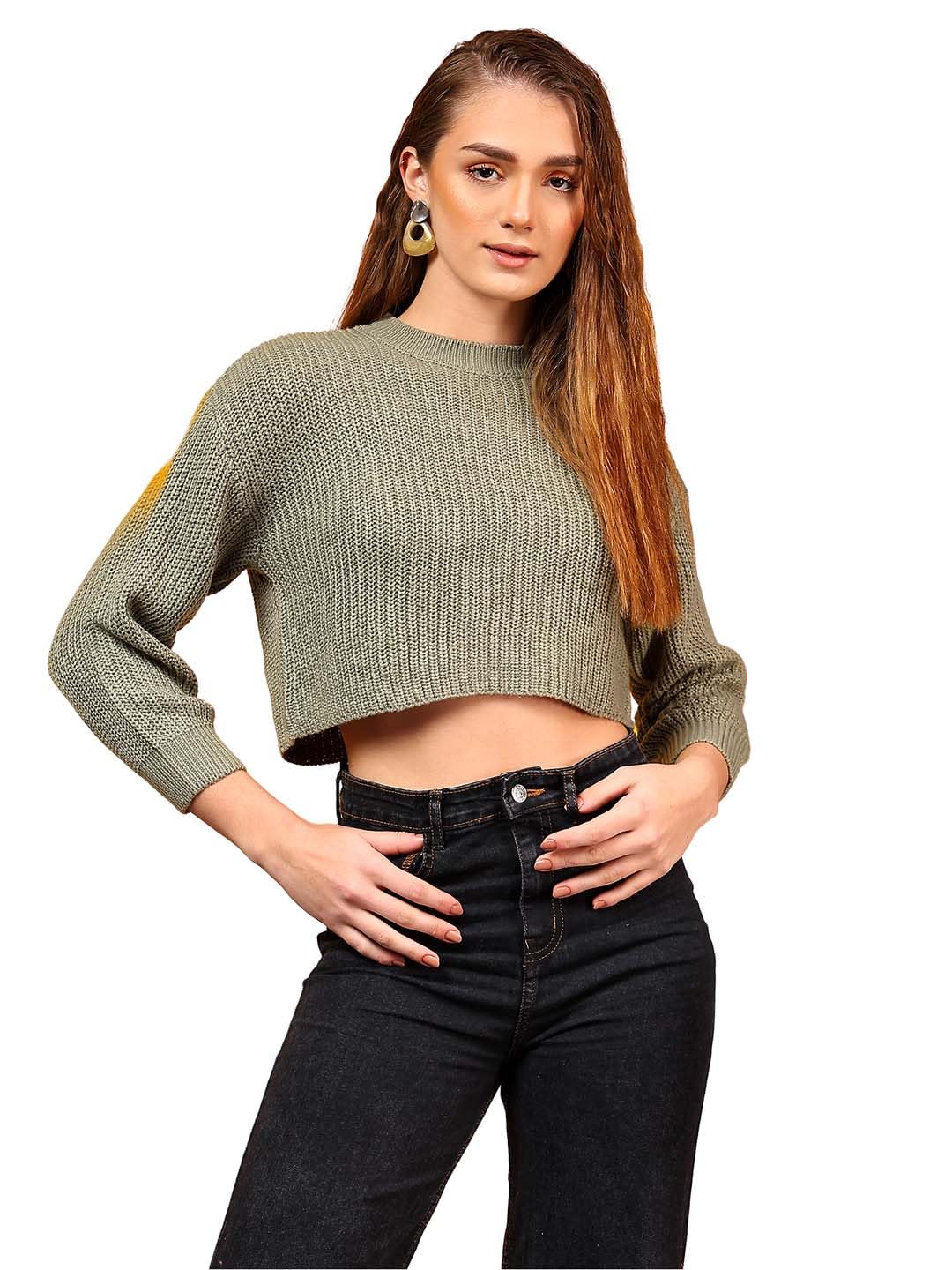 kotty Women’s Timeless Winter Essential Elegant Full Sleeve Ribbed Sweater-picture-36