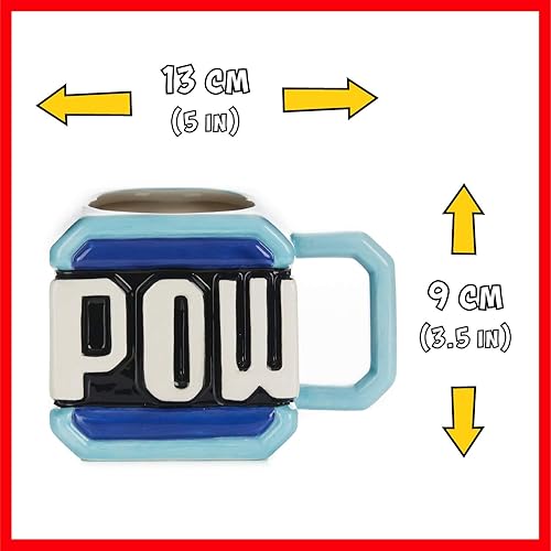 Miniatura 3 de Paladone Taza con forma novedosa de Pow Block para fanáticos, amigos y familiares | Coleccionable de Nintendo con licencia oficial, cerámica