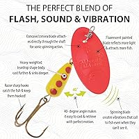 Vista 2 de Panther Martin Patrones clásicos de lágrima Spinners señuelo de pesca atrapa trucha, lucioperca, almizclado, latón de boca grande, perca, salmón