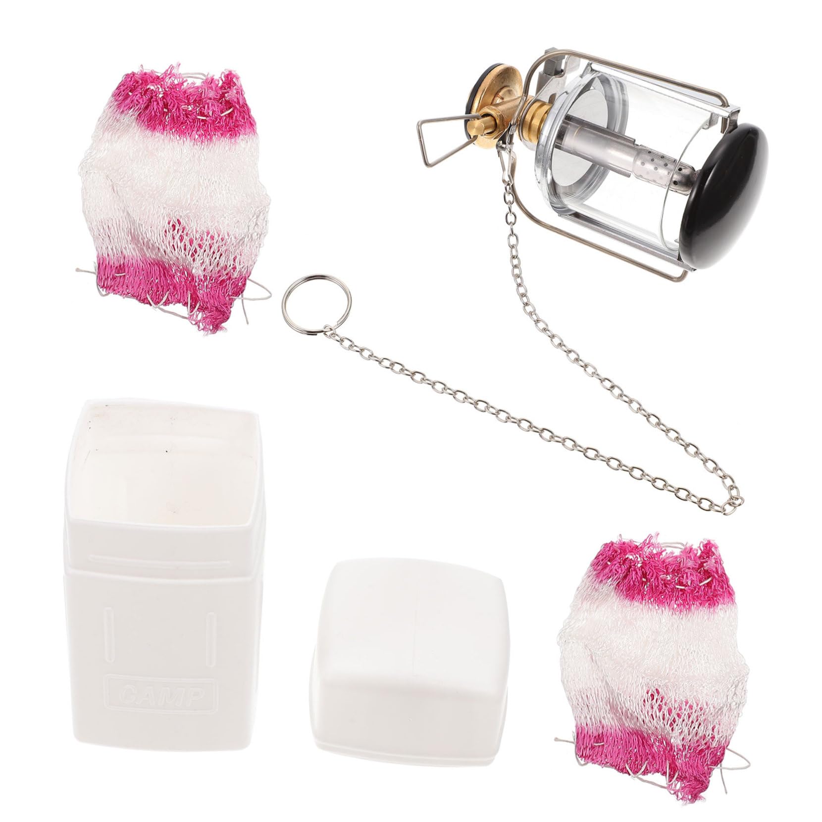 Milisten 1Pc Gas Powered Camping Lamp Lightweight and Portable Outdoor Illumination for Tents Hiking and Emergency Use Lighting for and Reading