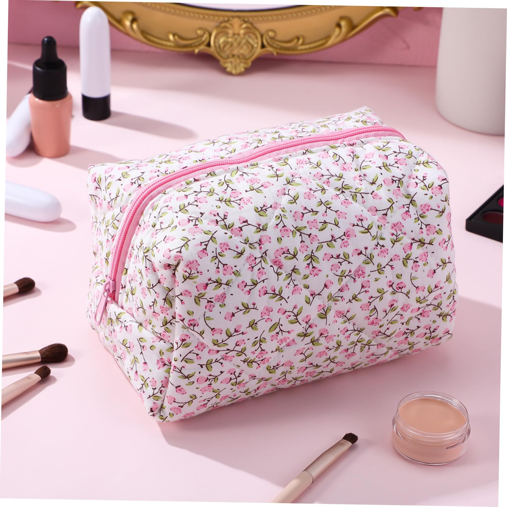 GALPADA 4stücke Kosmetiktasche Damen Multifunktionale Reise-Organizer Mit Blumenmuster Für Makeup Und Toilettenartikel Leicht Und Tragbar Für Unterwegs