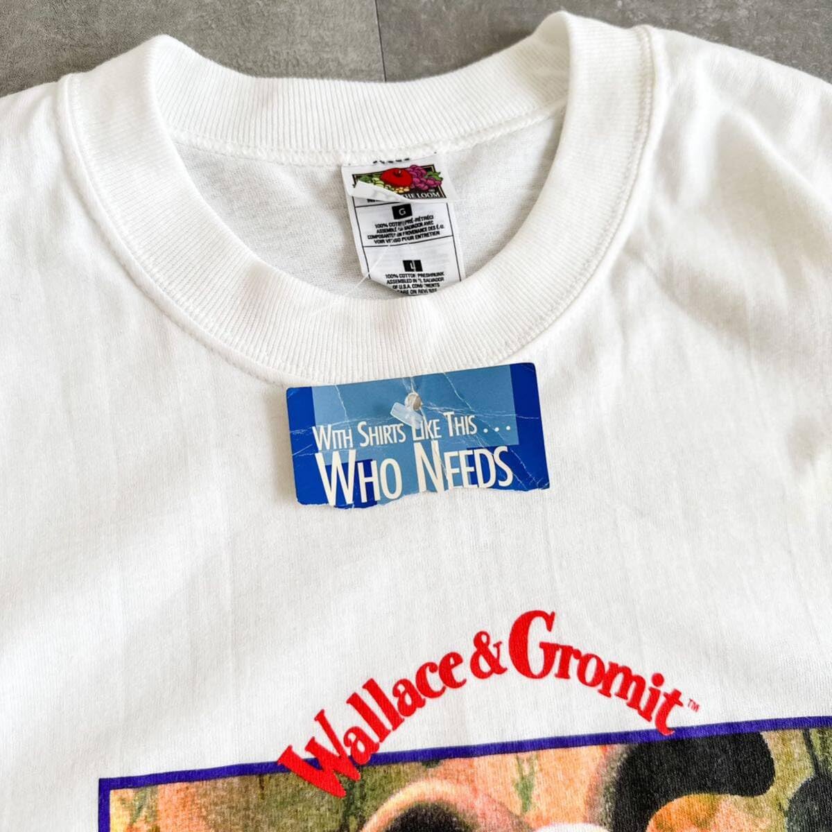 Amazon.co.jp: NOS 90s Wallace&Grt ウォレス&グルミット 両面 