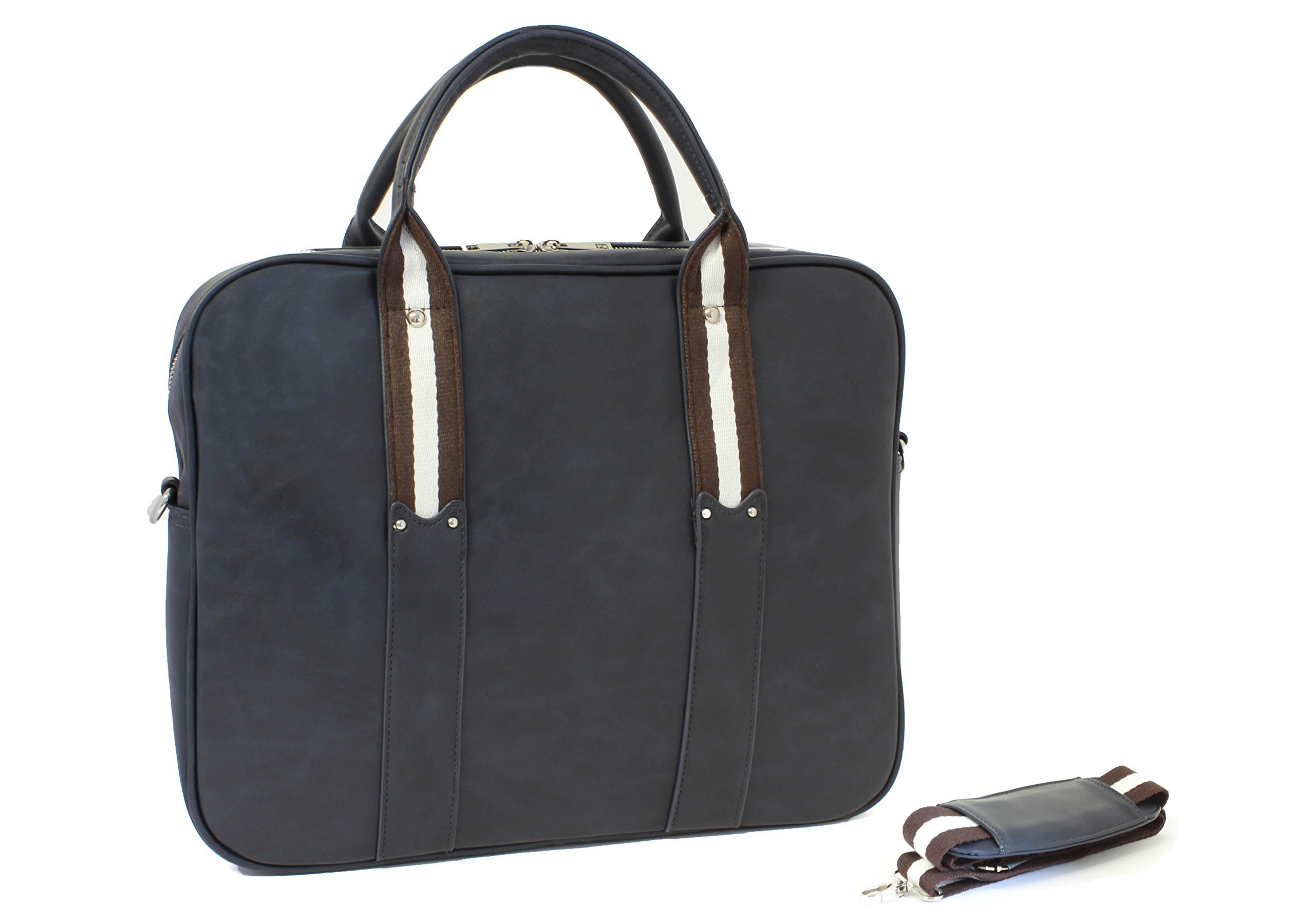 15 Inch Shoulder Bag / Briefcase - Computer Sleeve with handles Carry Case for 13-15.6 Inch Laptop / Notebook Computer / MacBook Air / MacBook Pro, Blue