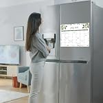Magnetic Calendar for Fridge 2026-2027 - Fridge Calendar Runs From Jul 2026 to Dec 2027 - Refrigerator Calendar Perfect for Planning, Organizing, and Scheduling Your Life (15 x 12 Inches)