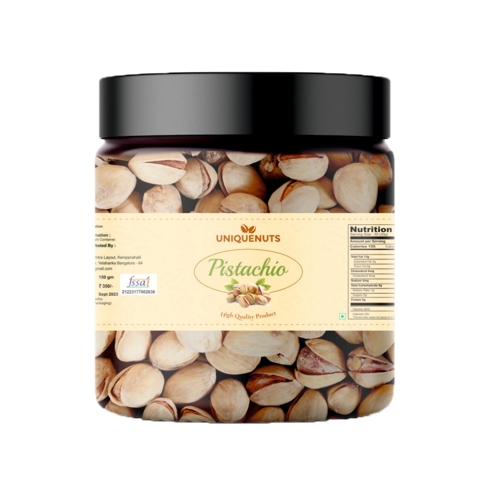 UNIQUE NUTS Premium Healthy Pista Rich in High Proteins, Fibers & Anti-oxidants, Low Cholesterol Pistachios (250GM) (B0CY57GD7M) Amazon Price History, Amazon Price Tracker