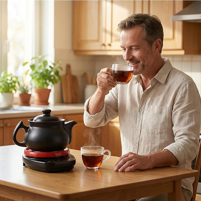 Olla Eléctrica para Decocción de Hierbas, Hacedor de Té y Sopa Automático miniatura 2
