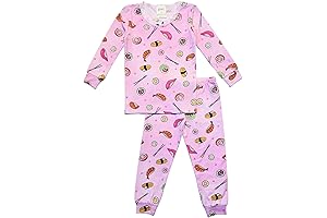 ESME Little Girls & Big Girls Full Length Sushi Pajama Set