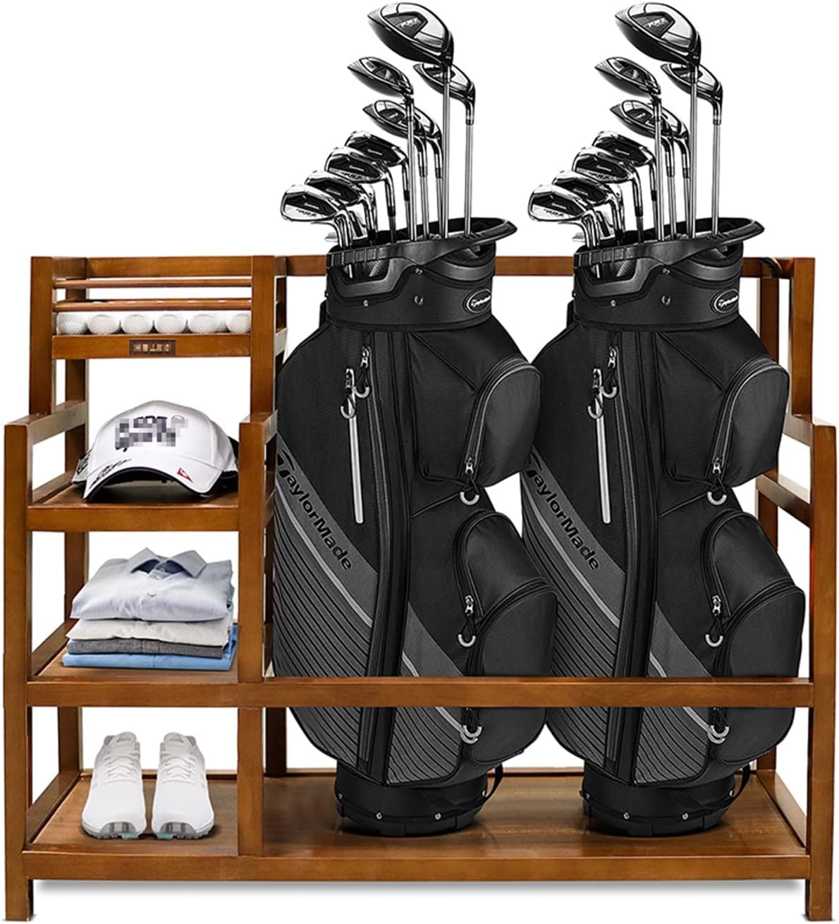 Golf Equipment Rack Golf Bag Storage Stand And Other Sports Equipment