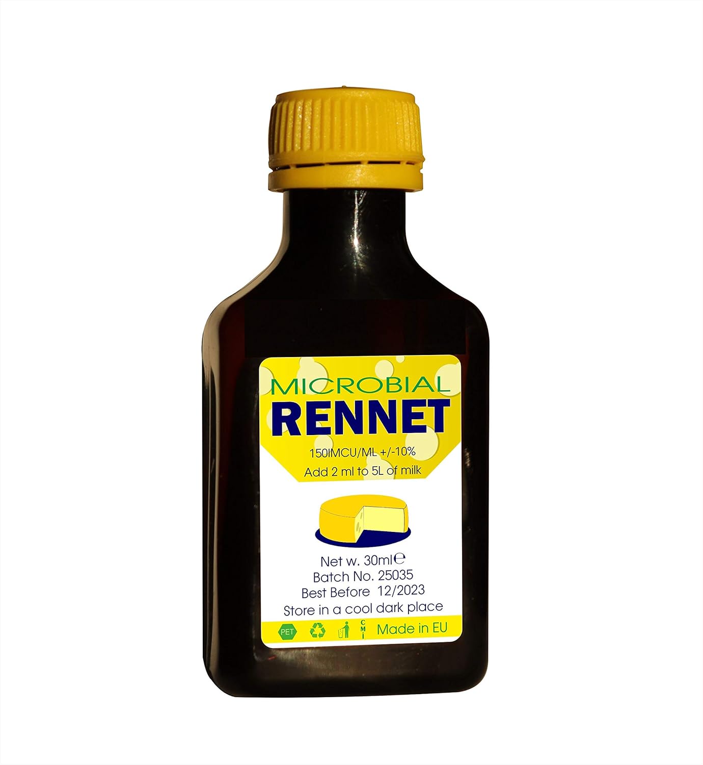 rennet ideal Microbial Liquid Coagulant 30ml | add 2ml per 1 gallon of ...