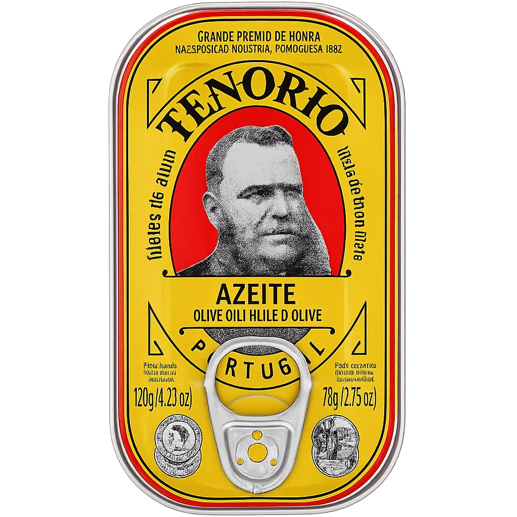 Tenorio Thunfischfilets Mix 10 x 120g – Premium Thunfisch aus Portugal – Verschiedene Sorten mit Olivenöl, Escabeche & Natur – Gourmet Thunfisch Konserven