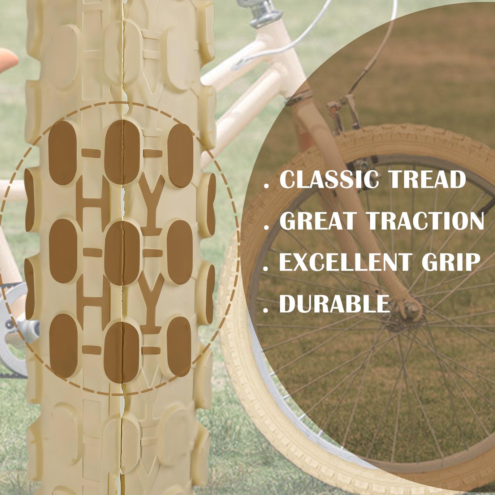 20x2,125 Fahrradreifen & Schläuche Set – 2 Stück, Faltbar, Für Kinderfahrräder & BMX