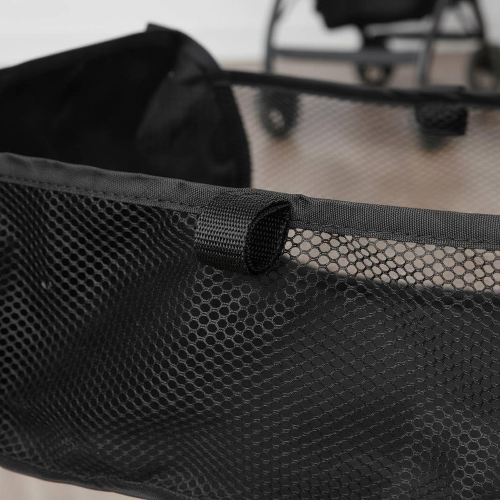 Organizer Basket Kinderwagen Organizer Tasche Aufbewahrung Korb Ablage Oxfordstoff Großes Fassungsvermögen Universal Befestigung für Spaziergänge, 210D