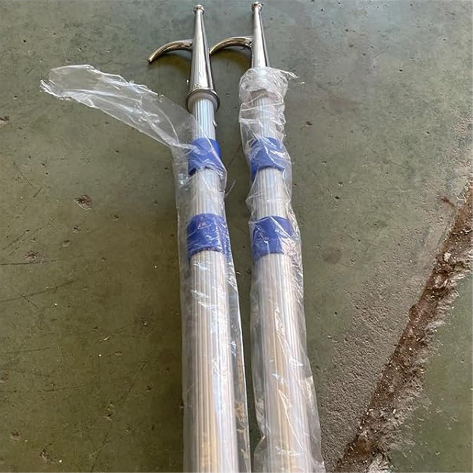 Genérico Gancho telescópico for Barcos de Acero Inoxidable, Gancho Multifuncional for Barcos con enhebrador de Larga Distancia,200 cm de Largo con Varilla telescópica