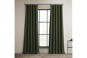 84'' Faux Linen-Look Velvet Curtains: Half-Priced Luxury Drapes for Your Abode