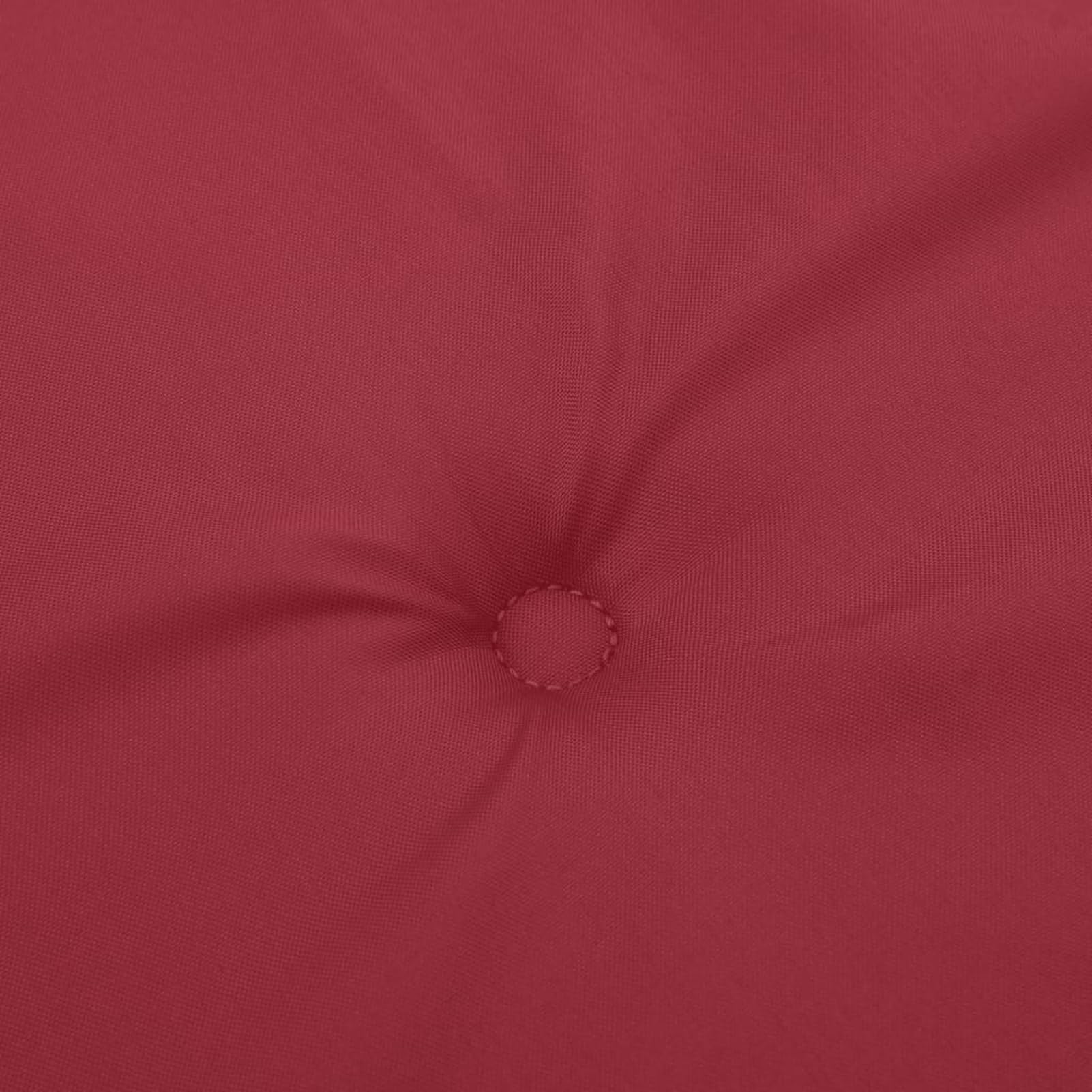6 x nakładka na krzesło z wysokim oparciem, czerwone wino, 120 x 50 cm | Wodoodporny poliester, antypoślizgowy, z taśmą, miękkie wypełnienie piankowe, do krzeseł ogrodowych
