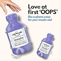 Vista 6 de VIAL SAFE™ Funda protectora de viales de insulina Protector seguro de botella de insulina y cubierta para viales de 0.3 fl oz Paquete de 2