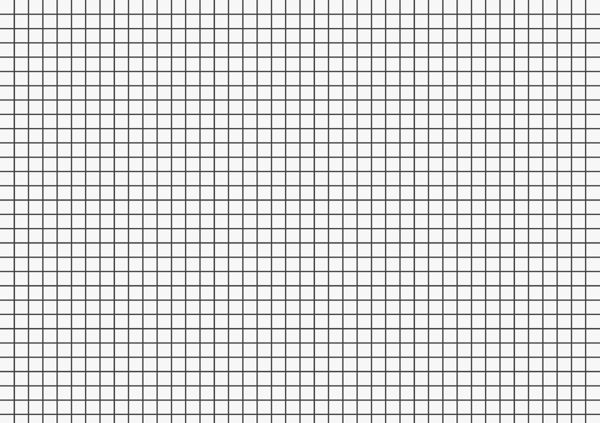 Brunnen 102250200 Map card (A5 checkered, 100 pieces, welded) white