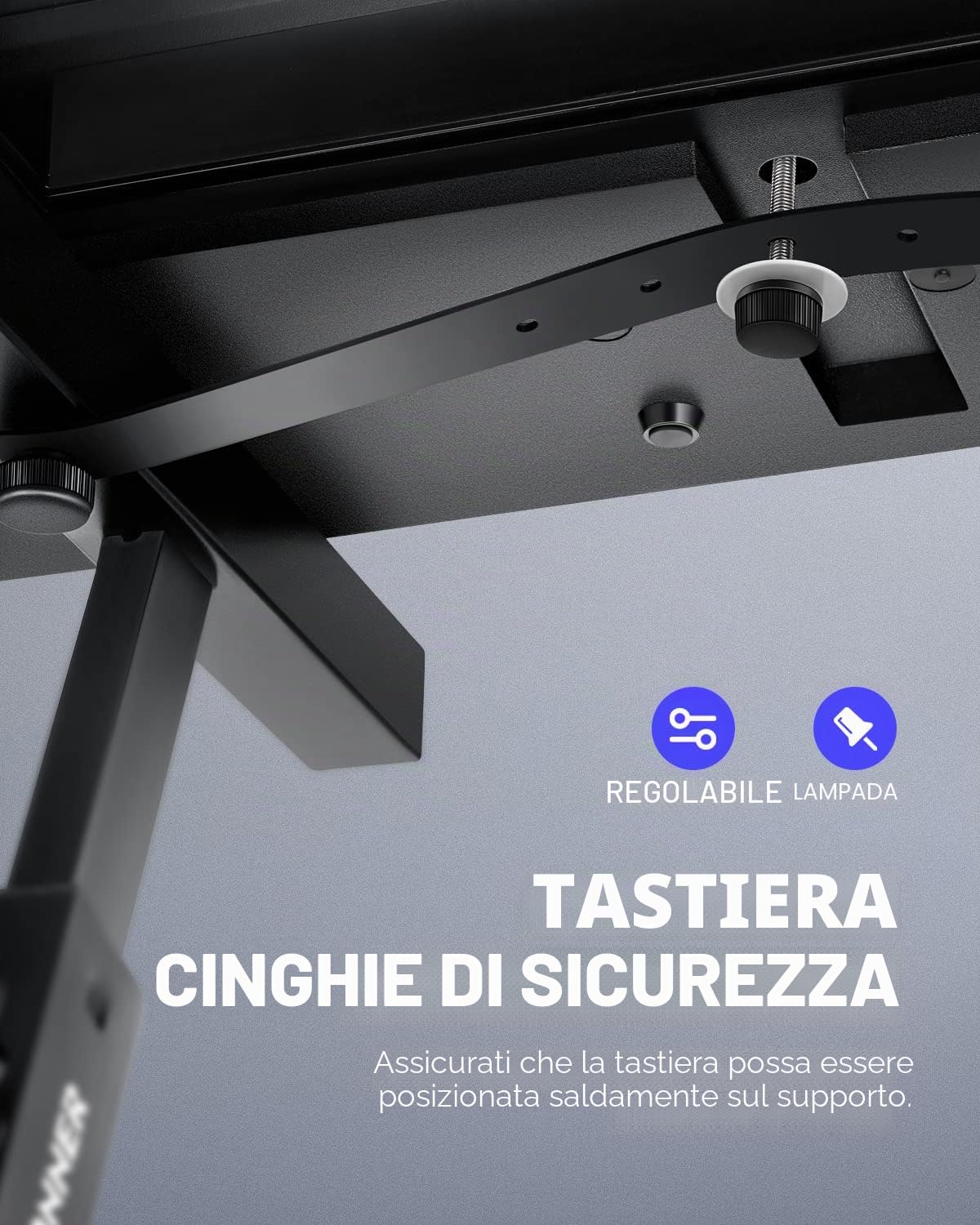 Donner Supporto Tastiera Pianola 61 88 Tasti Stile-Z, Supporto Pianoforte Digitale Regolabile Pieghevole